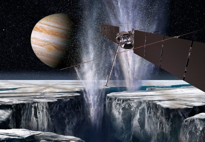 Europa Clipper undersøger Europa.