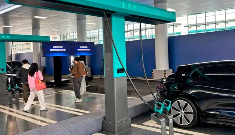BYD ladestation.