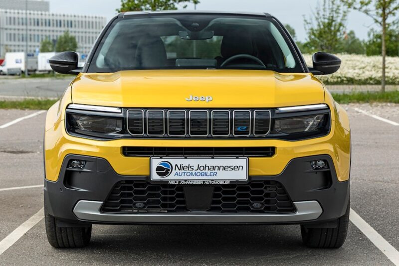Brugttest Jeep Avenger elbil forfra