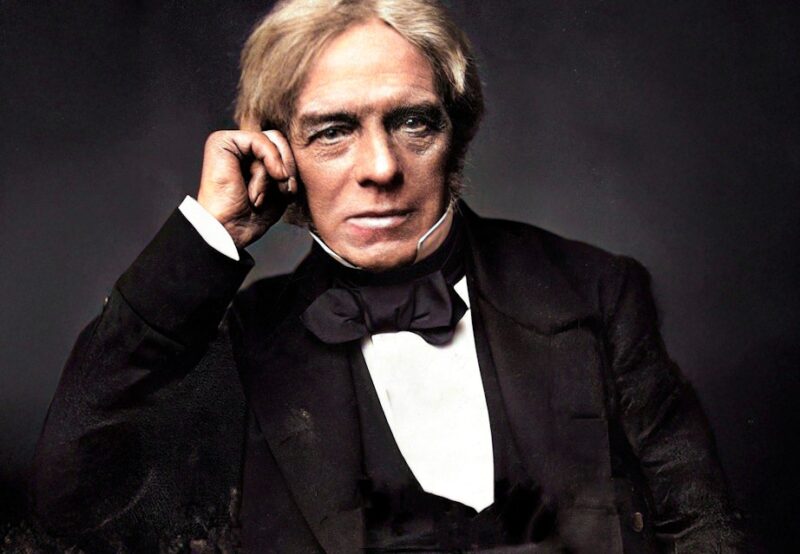 Portræt af den britiske kemiker Michael Faraday