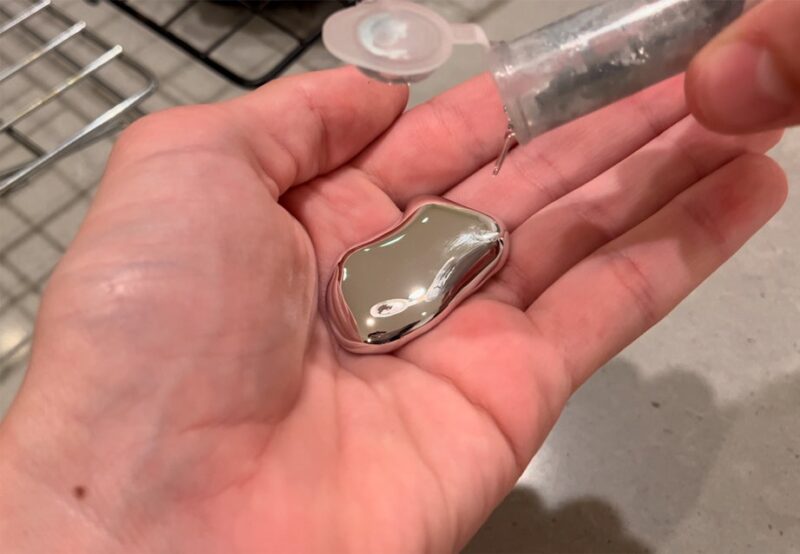 Billede af flydende gallium