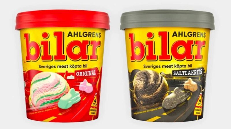 Sveriges med solgte bil bliver nu til en is med 2 smage