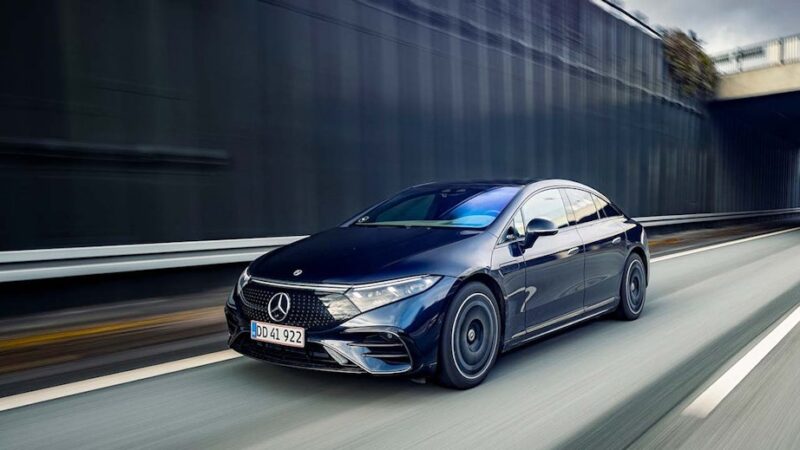 mercedes eqs elbil test