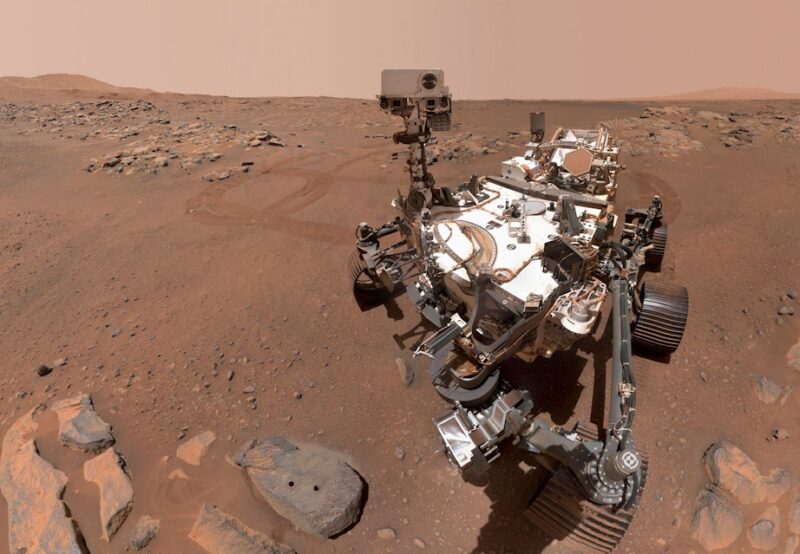 Billede af Mars-rover