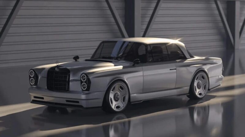 Mercedes W111 Coupé genopstår med V8 fra C 63 AMG