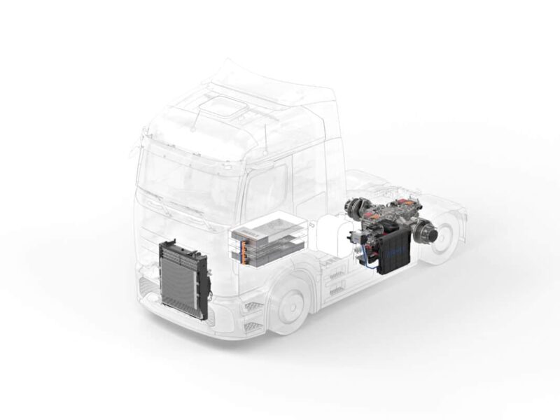 Ny dieselmotor skal redde de elektriske lastbiler
