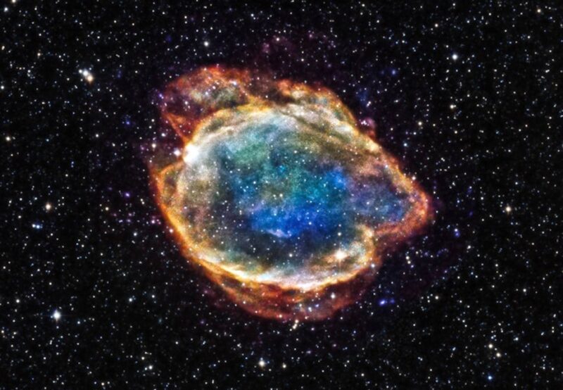 Billede af supernova